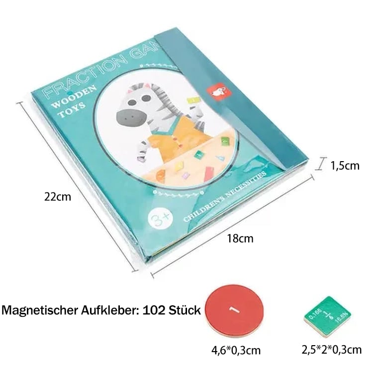 【🎒Zurück zur Schule Aktion】Magnetisches Bruchrechnen-Puzzle für Kinder - 50% Rabatt