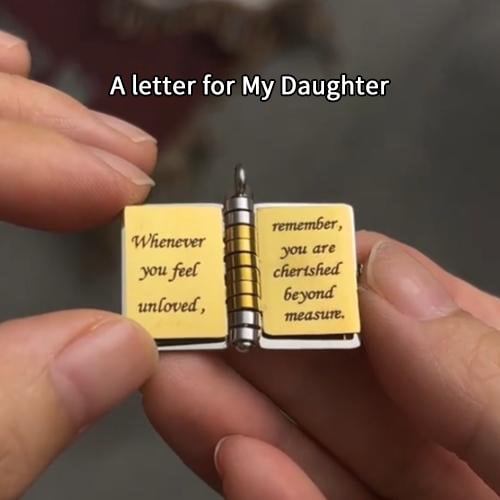 🔥🔥Mein kleines Sternchen-Buch-Halskette für meine Tochter, Geburtstagsgeschenk, Abschiedsgeschenk, Schmuck der Liebe