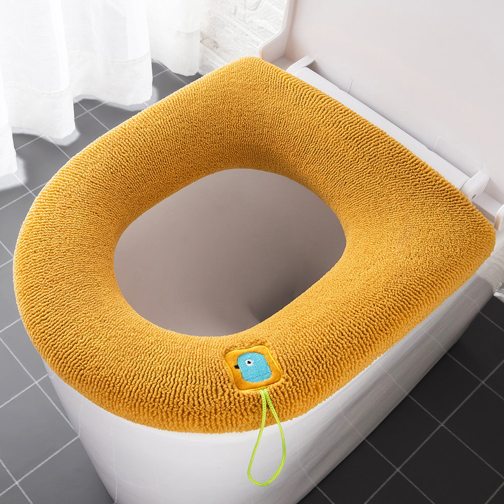 Universeller WC-Sitzbezug – weich, dick gepolstert & waschbar für den ganzjährigen Gebrauch 🚽✨