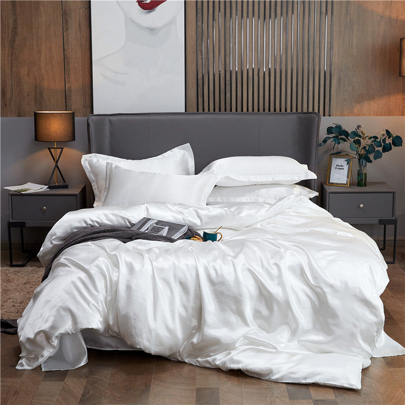 🎁Hot Sale 49% OFF⏳25 Momme Luxury Pure Mulberry Silk Bettwäsche Set von 4