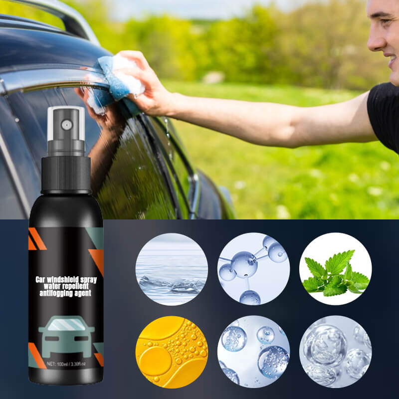 🌧️ Autoscheiben-Spray – Wasserabweisend & Anti-Beschlag für klare Sicht!