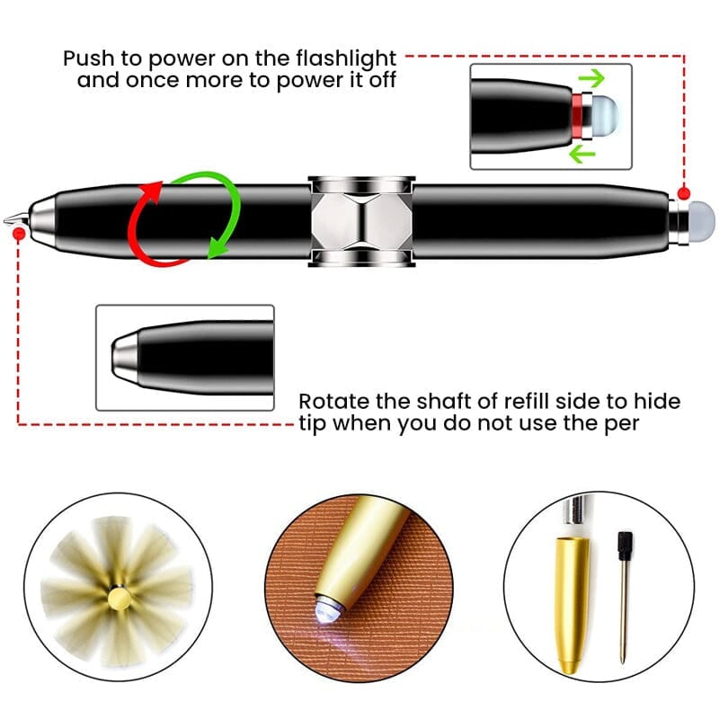 🔥5 KAUFEN, 5 GRATIS🔥Fidget Spinner Dekompressionsstift