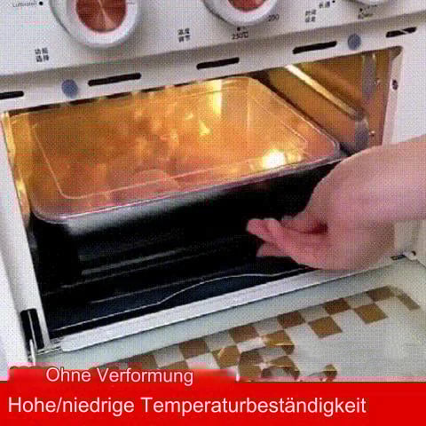 🎁【1+1 gratis】 Quadratische Platte aus Edelstahl (mit Deckel)