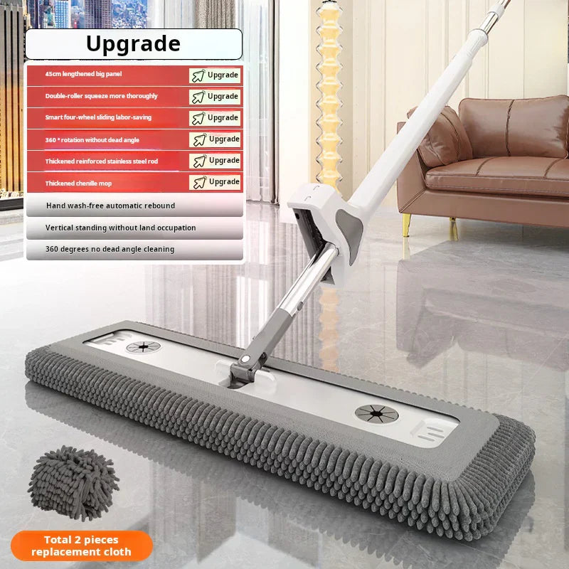 🏠2025Heißer Verkauf🔥Neuer super saugfähiger großer Flachmopp💦