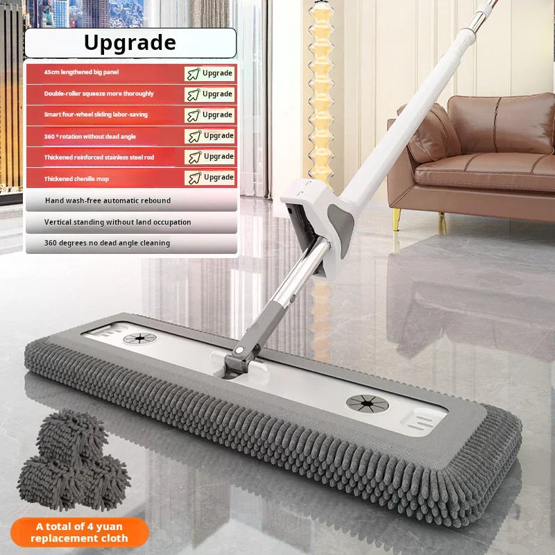🏠2025Heißer Verkauf🔥Neuer super saugfähiger großer Flachmopp💦