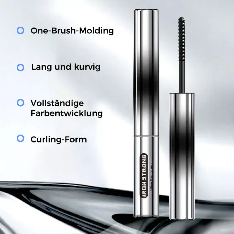 Schlanke, wellenförmige kleine Stahlrohr-Wasserfest-Natur-Mascara