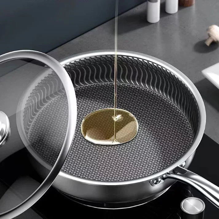 🍳Begrenzte Zeit 49% Rabatt – Premium-Antihaft-Bratpfanne mit Deckel