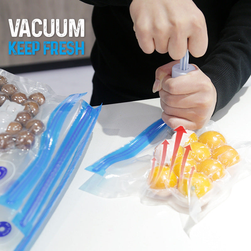 🔥KÜCHEN-HIGHLIGHT 2025!🔥 Vakuumierbeutel-Set für Lebensmittel – Jetzt mit Premium-Pumpe!