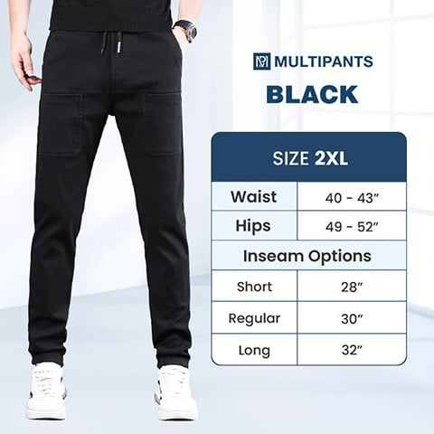 🔥SCHÖNER SALE: 51 % RABATT🥰 MultiPants – strapazierfähige Cargohose mit hoher Elastizität und mehreren Taschen