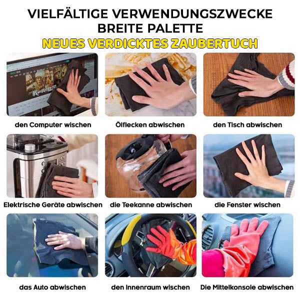 ✨5 Stück hochwirksame magische Reinigungstücher (extra dick)