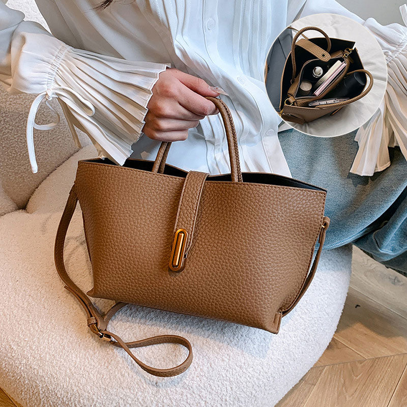 🍁Letzter Tag: 50% Rabatt✨Elegante, einfarbige Damenhandtasche im französischen Stil