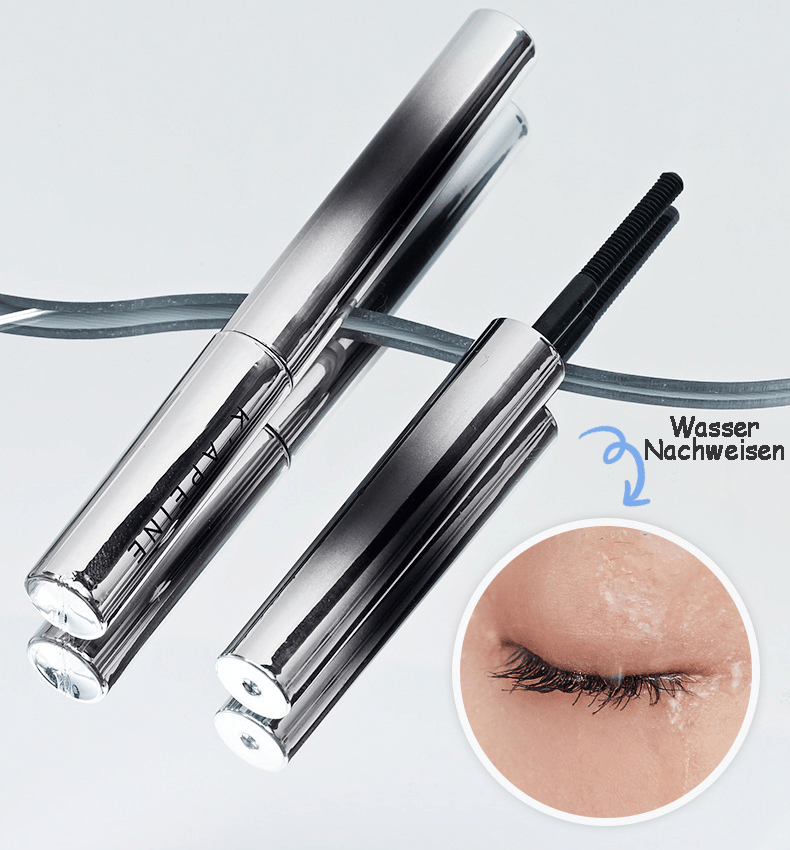 Schlanke, wellenförmige kleine Stahlrohr-Wasserfest-Natur-Mascara