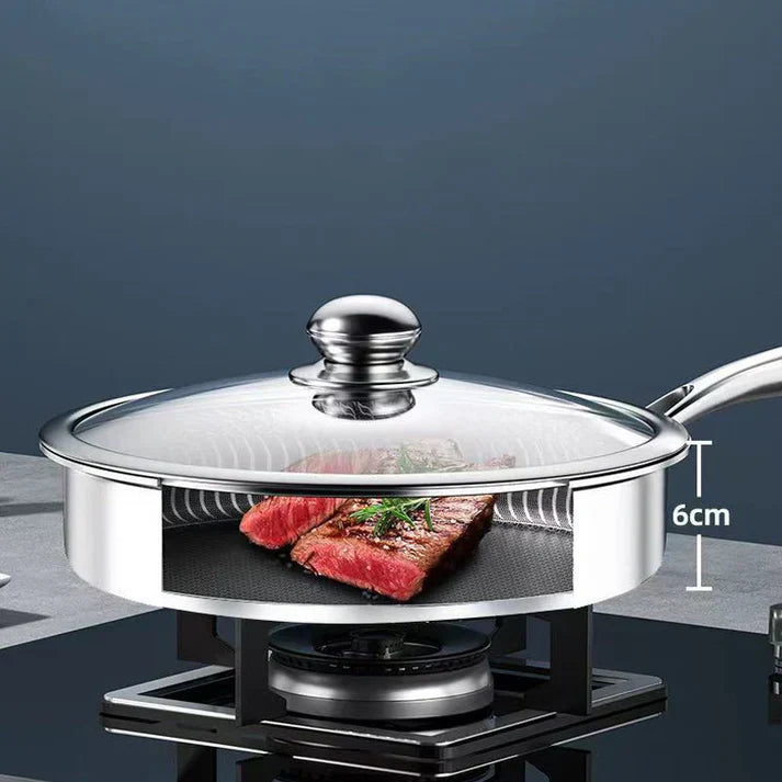 🍳Begrenzte Zeit 49% Rabatt – Premium-Antihaft-Bratpfanne mit Deckel