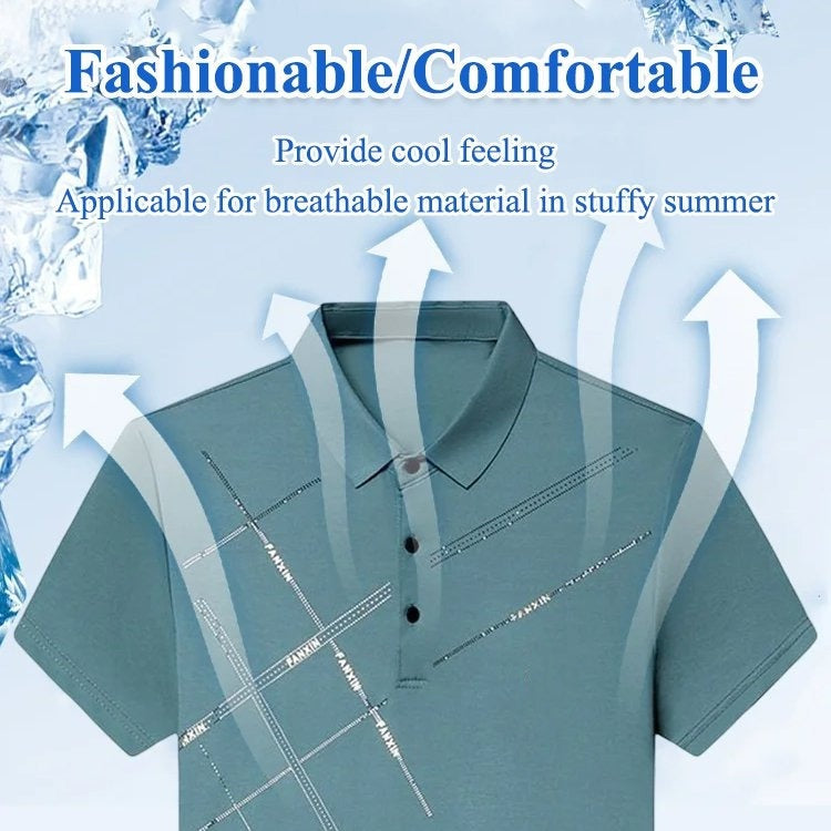 🔥Kaufe zwei und erhalte kostenlosen Versand🔥Stretchhemd aus Eisseide für Herren