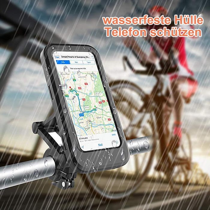 🚴♂️💦【Wasserdicht & Stoßfest】Fahrrad-Handyhalter - HALBER PREIS!