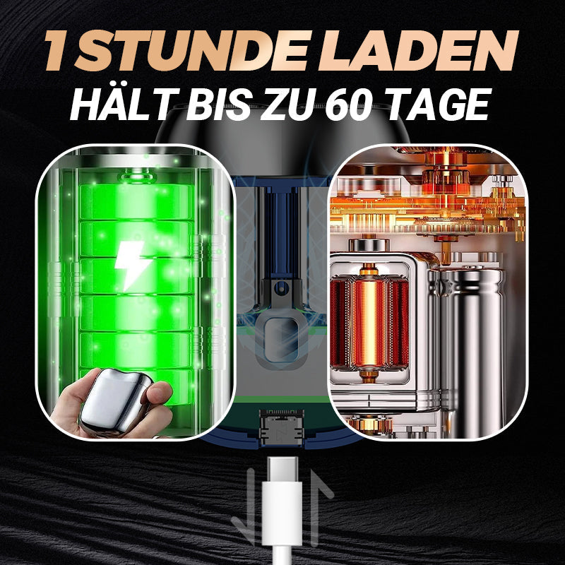🔋2025 USB-Rasierer für Männer | 💦Wasserdicht & Reise-tauglich | Schnellladung
