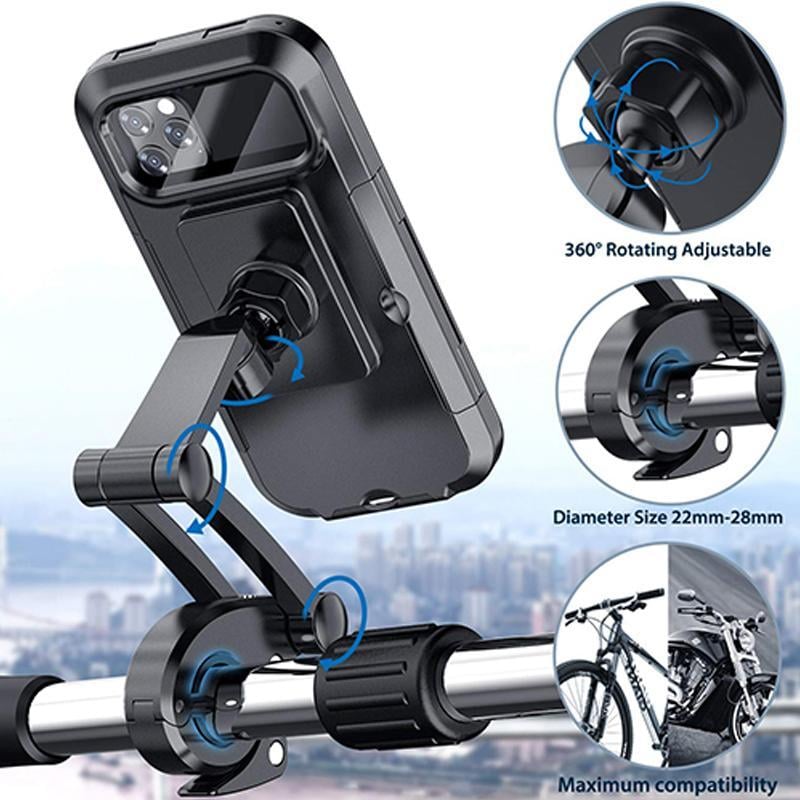 🚴♂️💦【Wasserdicht & Stoßfest】Fahrrad-Handyhalter - HALBER PREIS!