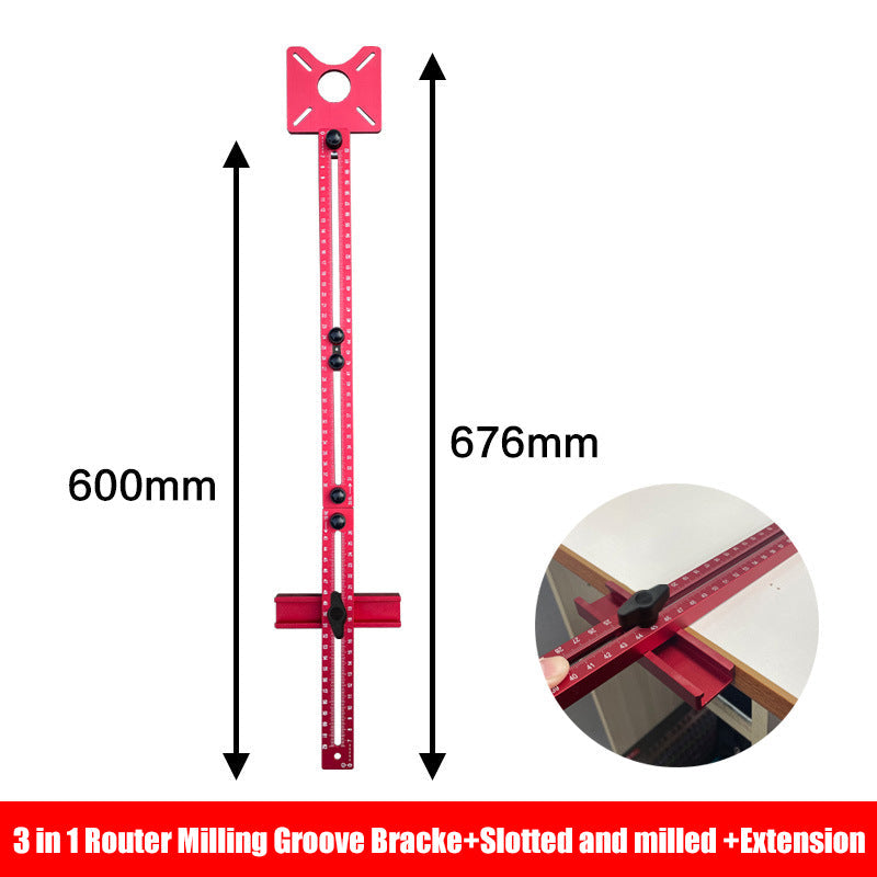 🛠️🛠️4 in 1 Router Milling Groove Bracke(50% OFF)