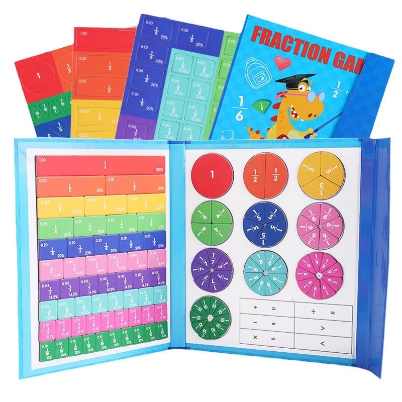 【🎒Zurück zur Schule Aktion】Magnetisches Bruchrechnen-Puzzle für Kinder - 50% Rabatt