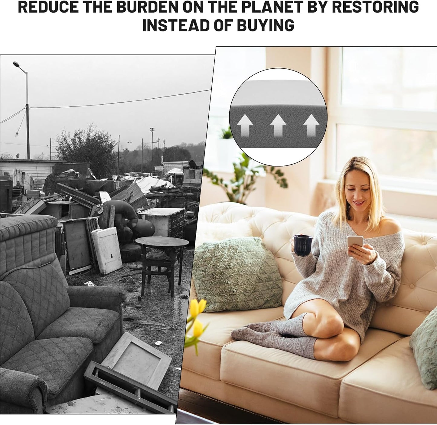 🛋️Sofakissen-Unterstützung für durchhängende Sitze