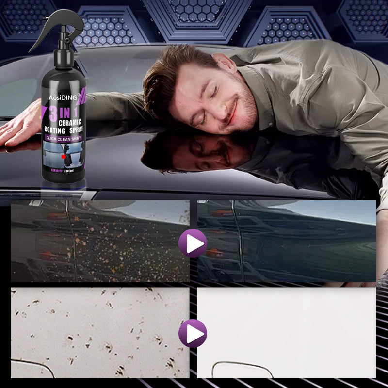🚘✨3 - in - 1 Automobilkeramikbeschichtungsspray