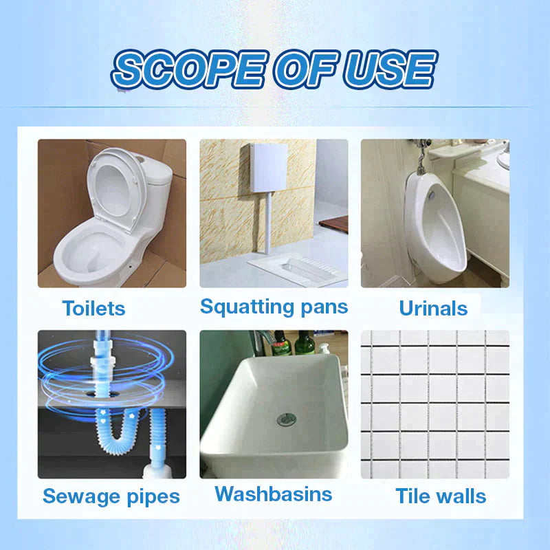 🌸Sommerangebot –Für begrenzte Zeit 50 % Rabatt🫧🧽Toiletten-Aktivsauerstoffreiniger, Tiefenreinigung und Dekontamination
