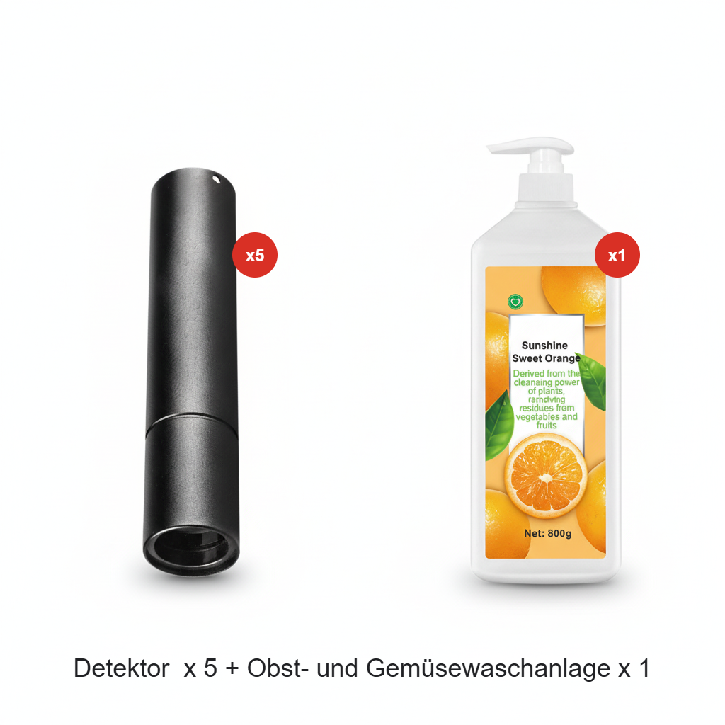 UV-Schwarzlicht-Taschenlampe zur Gemüse-Detektion