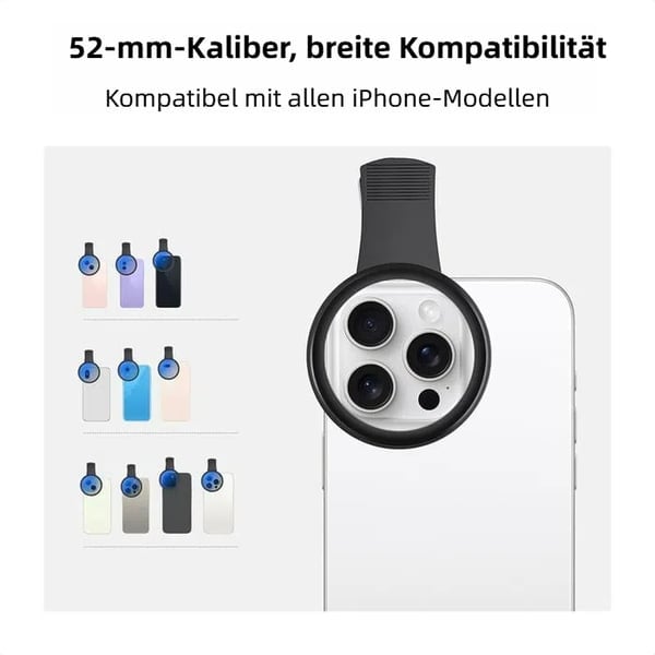 🔥Heißer Verkauf - 49% Rabatt📸Tragbares Polarisationskameraobjektiv für Smartphones (Passend für alle Modelle)