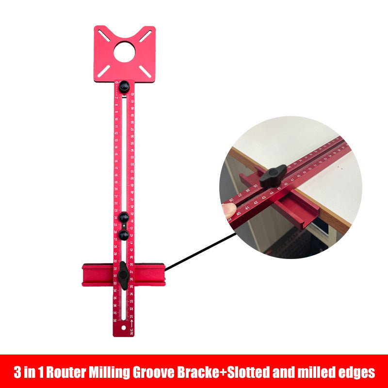 🛠️🛠️4 in 1 Router Milling Groove Bracke(50% OFF)