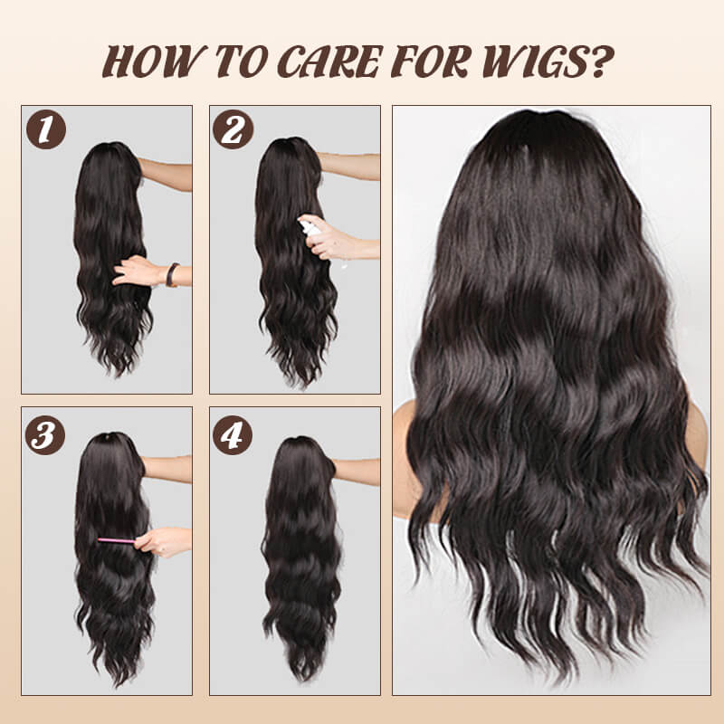 💕HOT SALE💕Perücke lange Haare Layered bangs Perücken