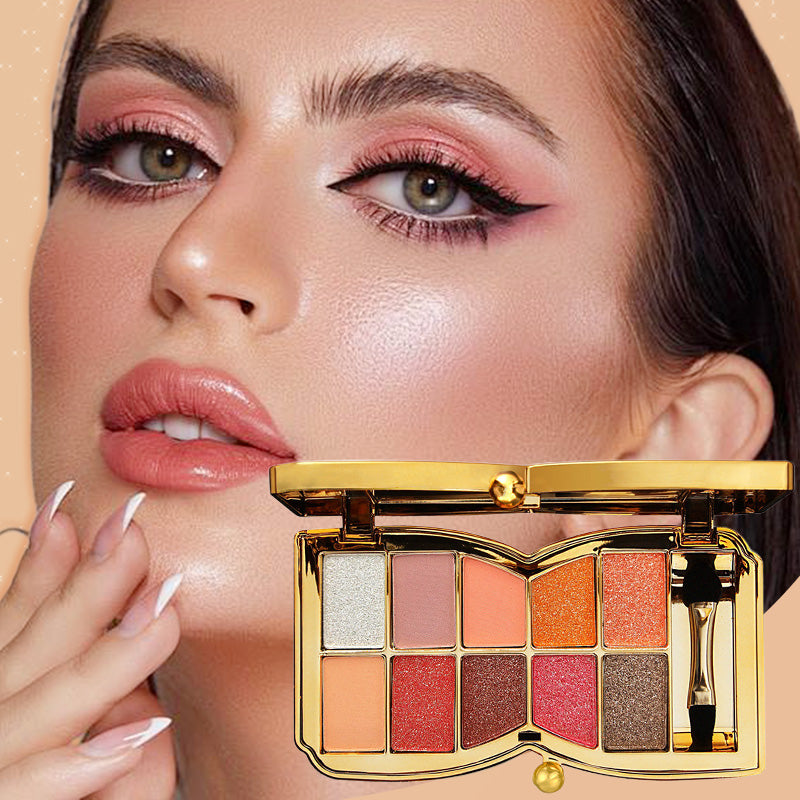 ⏰💖Nur noch 2 Tage: -50 % Rabatt! 🌸🧸10-Farben Diamant-Lidschattenpalette – Glitzer & Glow für jeden Look! ✨