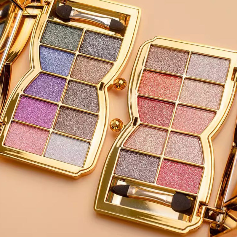 ⏰💖Nur noch 2 Tage: -50 % Rabatt! 🌸🧸10-Farben Diamant-Lidschattenpalette – Glitzer & Glow für jeden Look! ✨