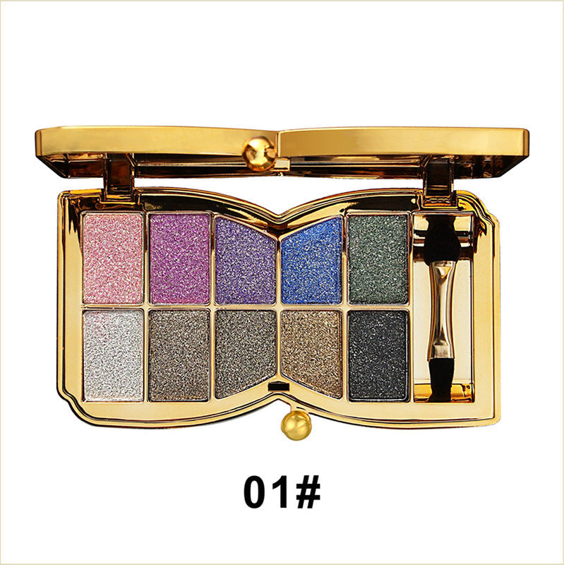 ⏰💖Nur noch 2 Tage: -50 % Rabatt! 🌸🧸10-Farben Diamant-Lidschattenpalette – Glitzer & Glow für jeden Look! ✨