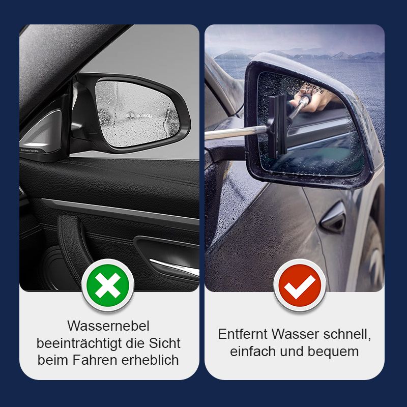 🔥 "Einziehbarer Rückspiegelwischer - Platzsparend & universell"