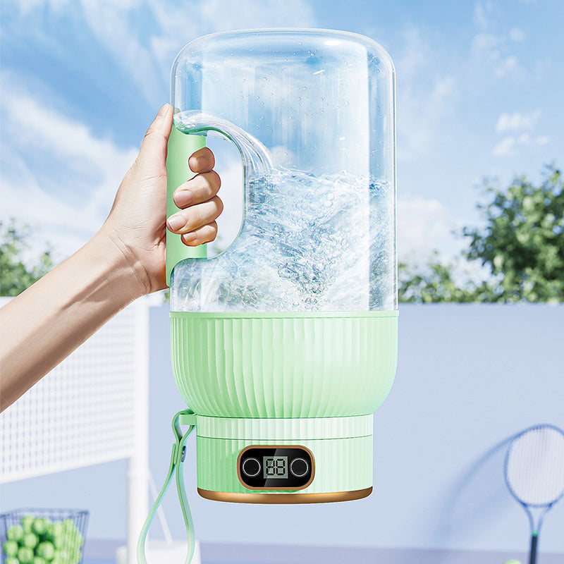 🍉Sommer Heißer Verkauf ❄️Multifunctional Tragbare Saftpresse Tasse mit Digitalanzeige
