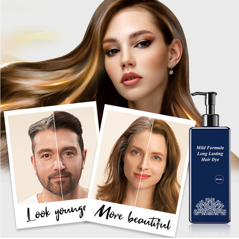 Pflanzliche Haarfärbecreme - Milde Formel Lang anhaltend