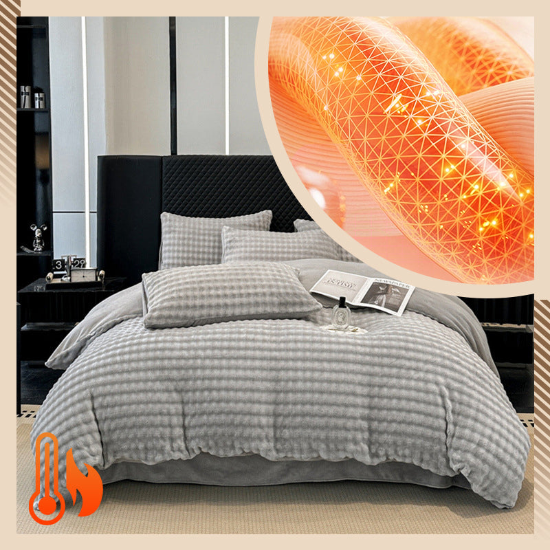 Winter Bettwäsche Set aus Milchvelours – Weich, Warm & Hautfreundlich | Black Friday Vorverkauf – 45 % Rabatt