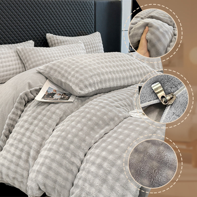 Winter Bettwäsche Set aus Milchvelours – Weich, Warm & Hautfreundlich | Black Friday Vorverkauf – 45 % Rabatt