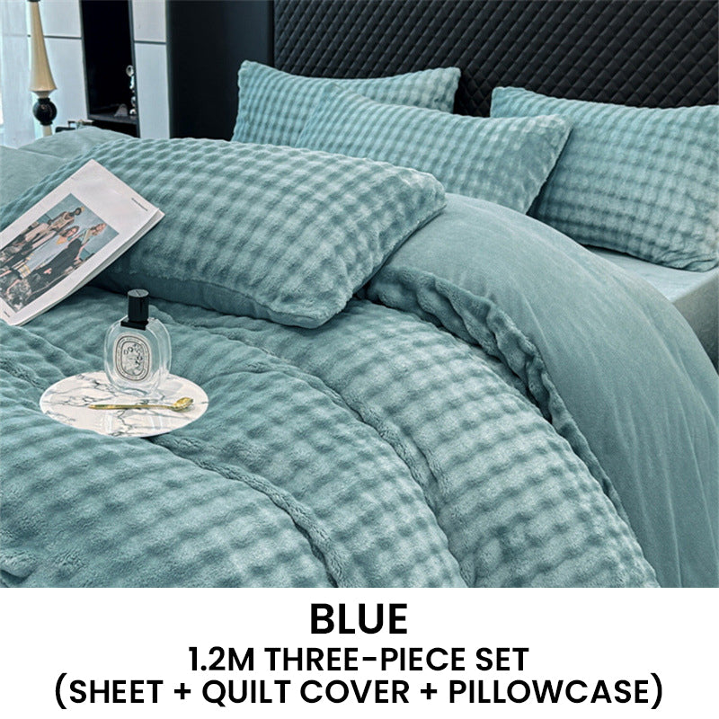 Winter Bettwäsche Set aus Milchvelours – Weich, Warm & Hautfreundlich | Black Friday Vorverkauf – 45 % Rabatt