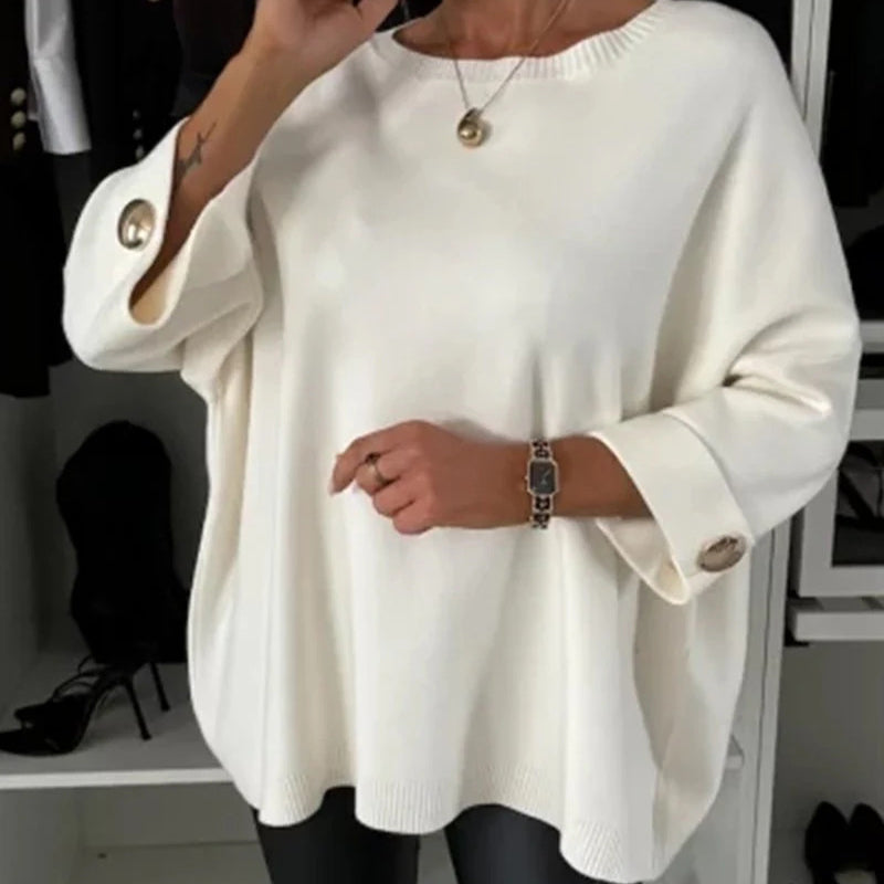 👚HEISSER VERKAUF 47% - Klassisches, einfarbiges Strickoberteil für Damen