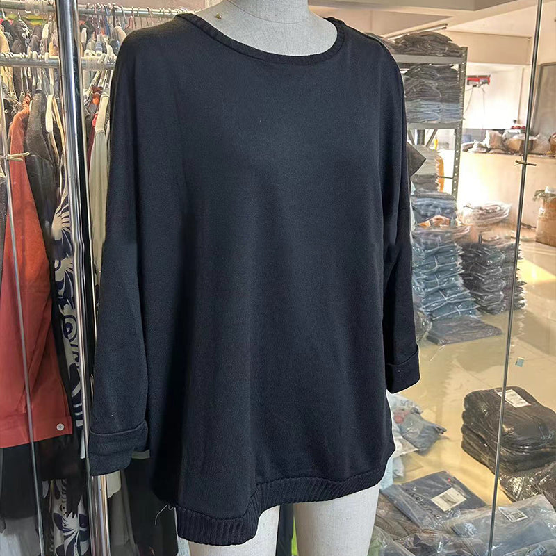 👚HEISSER VERKAUF 47% - Klassisches, einfarbiges Strickoberteil für Damen