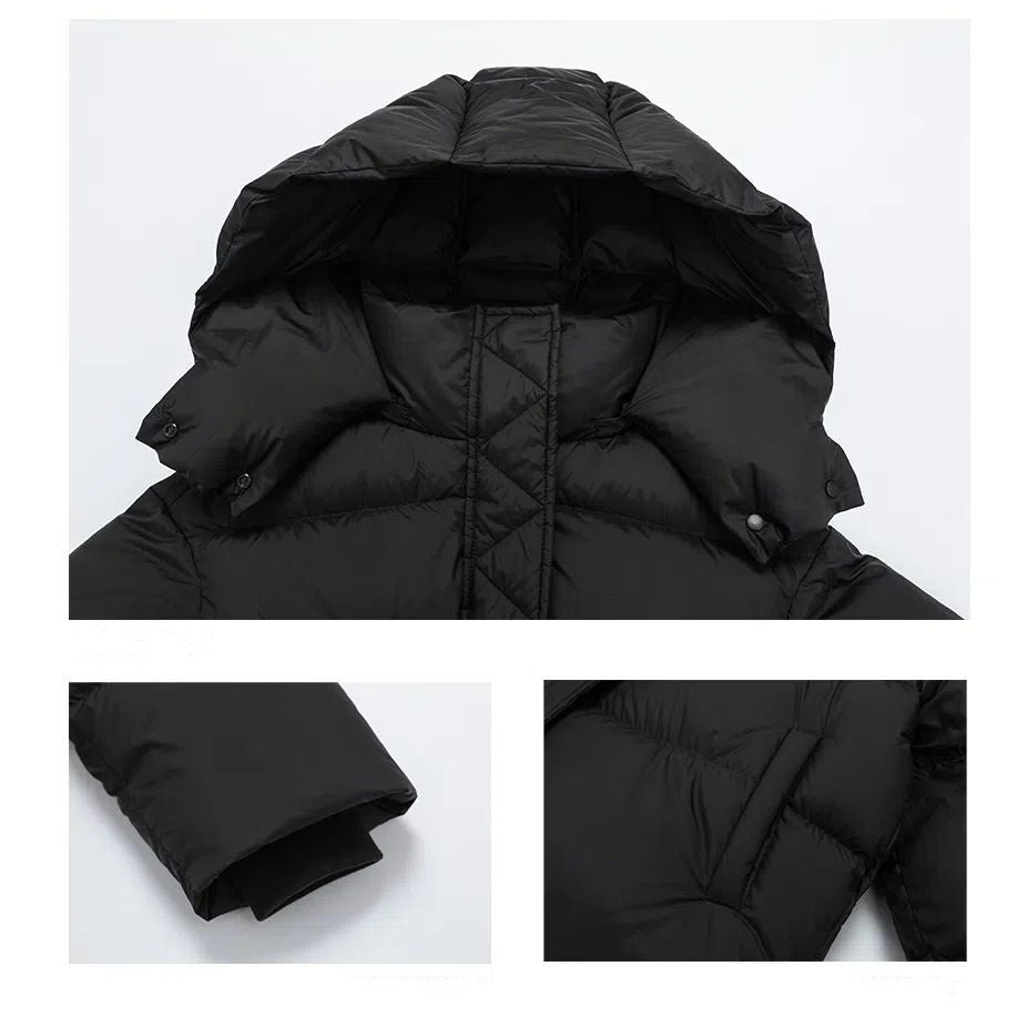 Damen-Winterjacke mit Kapuze