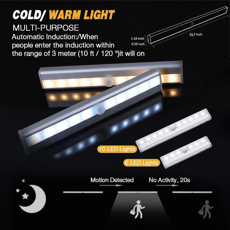 🏆2025 Hot Sale 49% Rabatt🔥LED Smart Magnetic Human Body Sensor Licht
