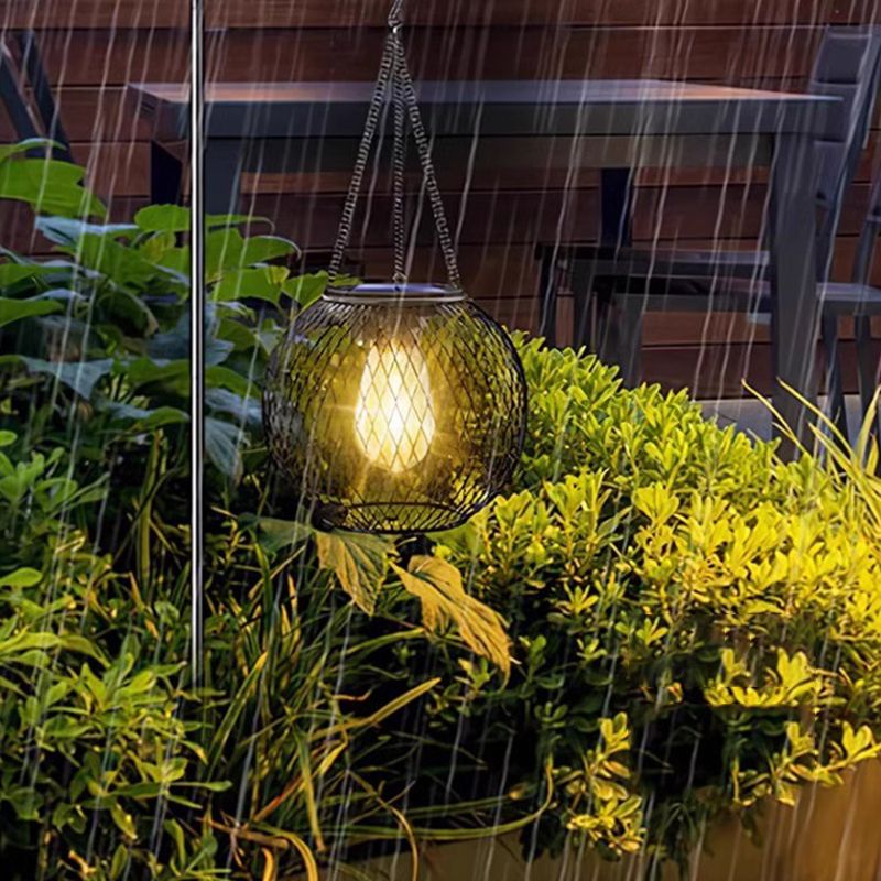 Solar Hängelampe für Garten & Terrasse – Wetterfeste Metall-Laterne für Stimmungsvolle Außenbeleuchtung