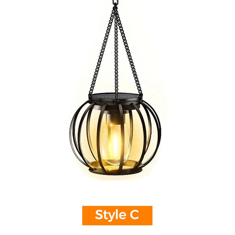 Solar Hängelampe für Garten & Terrasse – Wetterfeste Metall-Laterne für Stimmungsvolle Außenbeleuchtung