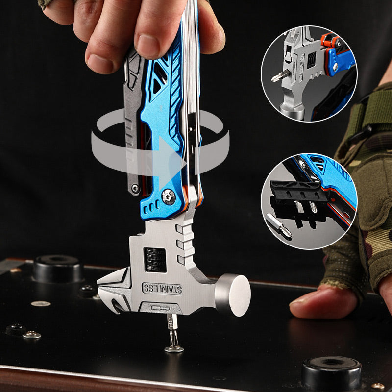 🔥LIMITED:Vielseitiges Hammer-Multitool Camping-Zubehör