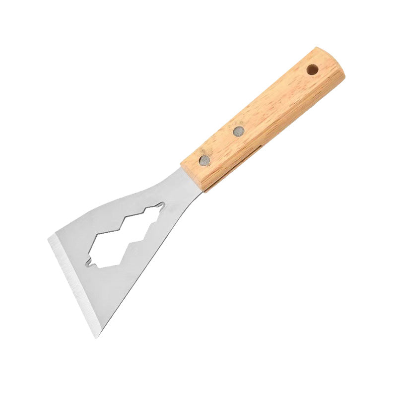 🛠️ KAUFE 2, ERHALTE 1 GRATIS! ⚒️ Mehrzweck-Spachtelmesser – Stahlklinge, Holzgriff & Perfekt für Renovierung 🏠