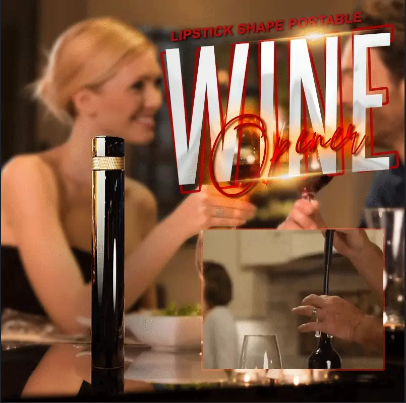 Tragbarer Weinöffner in Lippenstiftform