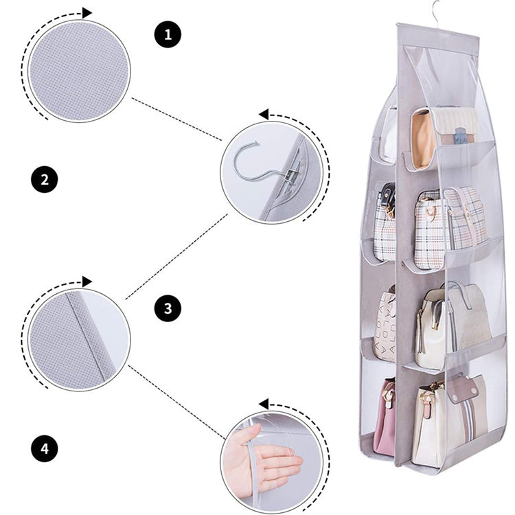💥💥50 % Rabatt für begrenzte Zeit 💥💥Staubdichter, hängender Handtaschen-Organizer – faltbar und waschbar