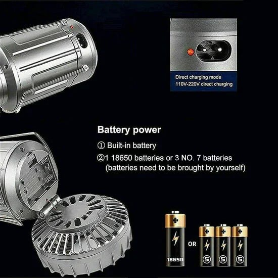 (🔥2025 Heißer Verkauf🔥49 % RABATT) 6-in-1 tragbare Solar-LED-Campinglaterne